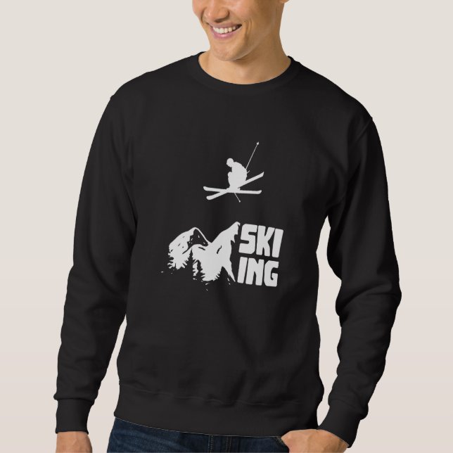 Klassischer Skipass Albergo Colmanicchio Sweatshirt (Vorderseite)