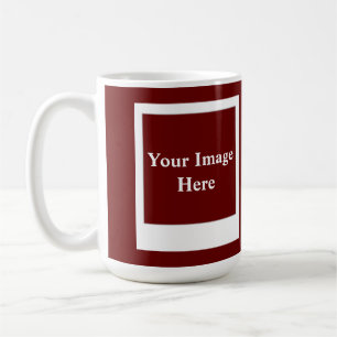 Klassischer Sofortrahmen für Fotos Kaffeetasse