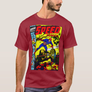 Klassischer SPEED-Comic-T - Shirt der 40er Jahre