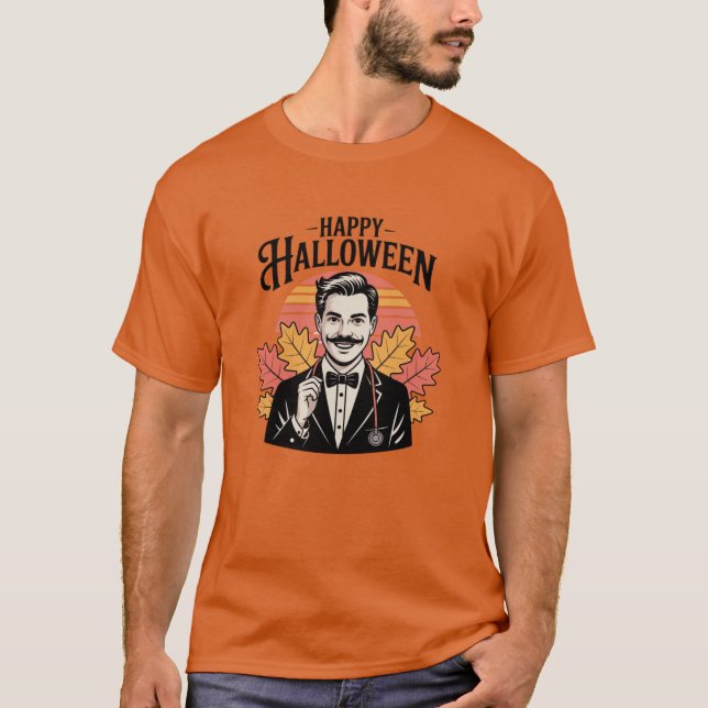 Klassischer Spooky-Season-T - Shirt (Vorderseite)