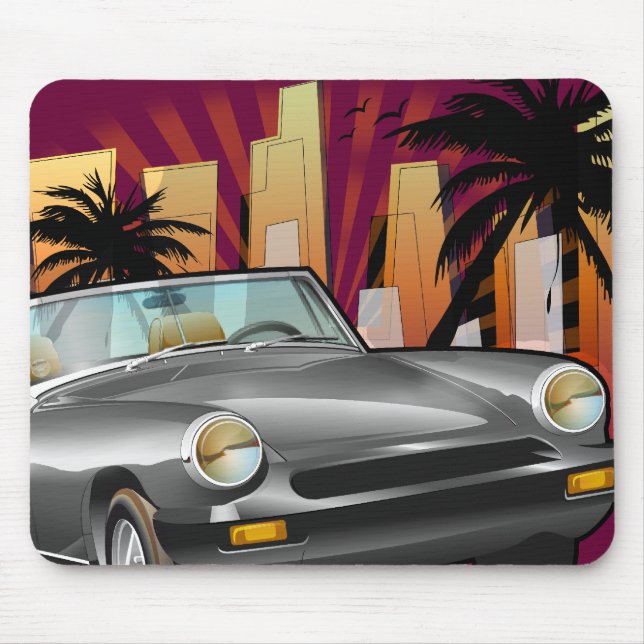 Klassischer Sportwagen Mousepad (Vorne)