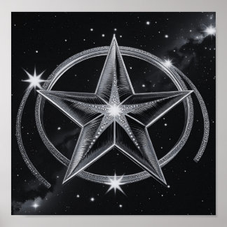 Klassischer Star Poster