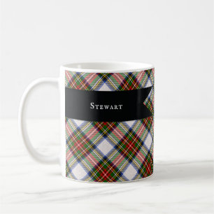 Klassischer Stewart Royal Dress Plaid Keramikbeche Kaffeetasse