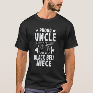 Klassischer stolzer Onkel einer schwarzen Gürtel-N T-Shirt
