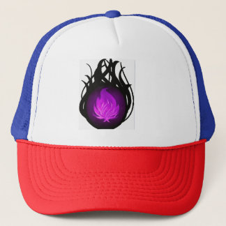 klassischer, stylischer Hut mit einer gekrempelten Truckerkappe