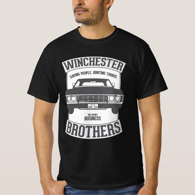 Klassischer Supernatural Impala Car T-Shirt (Vorderseite)