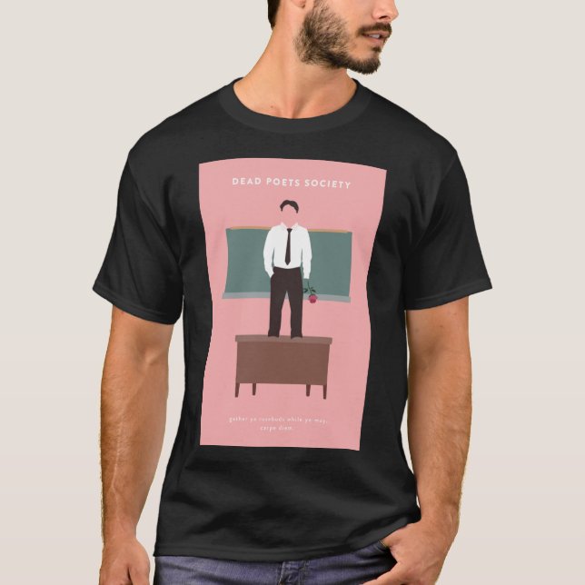 Klassischer T - Shirt der Dead Poets Society (Vorderseite)