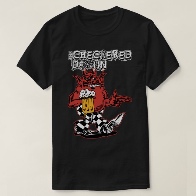 Klassischer T - Shirt des geprüften Dämons (Design vorne)