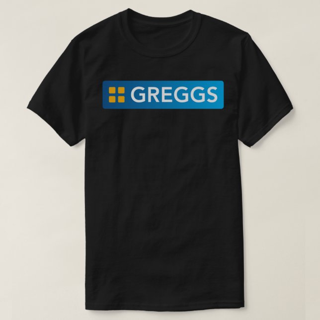 Klassischer T - Shirt des Greggs-Logos (Design vorne)