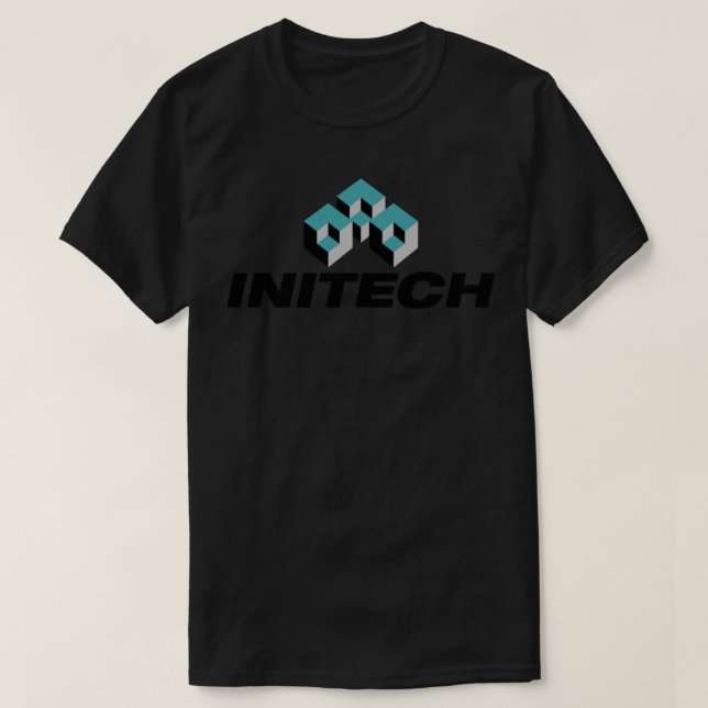 Klassischer T - Shirt des Initech-Logos (Design vorne)