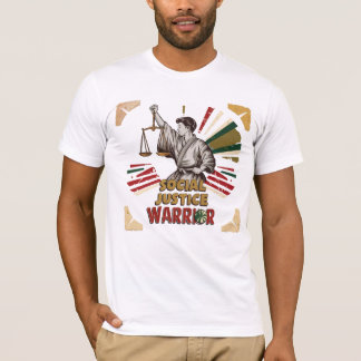 Klassischer T - Shirt des Kriegers der sozialen Ge
