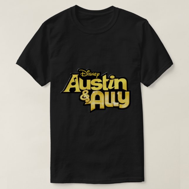 Klassischer T - Shirt für Austin und Ally-Logos (Design vorne)