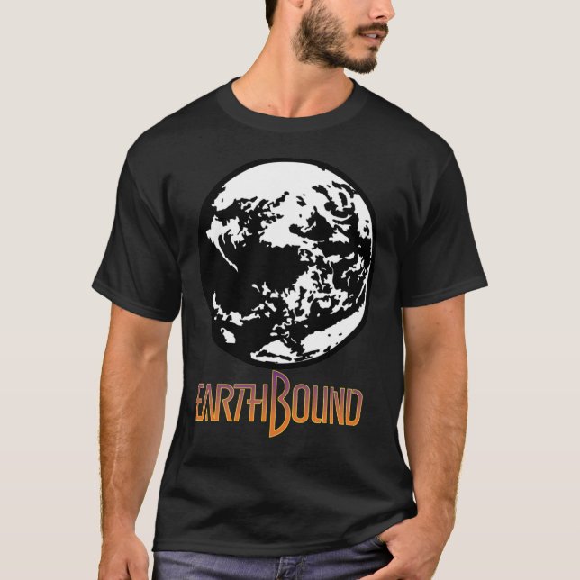 Klassischer T - Shirt für Earthbound-Logos (Vorderseite)