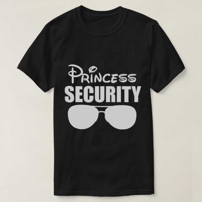 Klassischer T - Shirt für Princess Security (Design vorne)