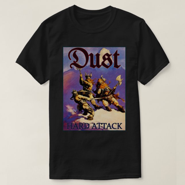 Klassischer T - Shirt für Staubattacken (Design vorne)