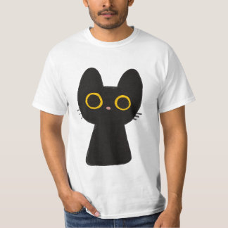 Klassischer T - Shirt, KatzenCartoon T-Shirt