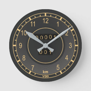 Klassischer Tachometer Uhr