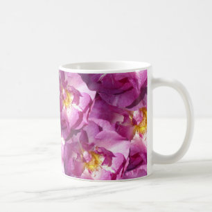 Klassischer Tasse mit Foto von rosa Rosen