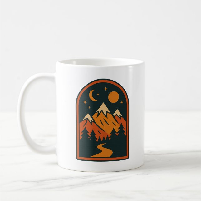 Klassischer Tasse mit Himmelskulisse (Links)