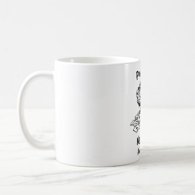 Klassischer Tassen-Chamäleon-Nickerchen-Spaß Kaffeetasse (Links)