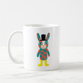 Klassischer Tassen mit Teal Rabbit Top Hat