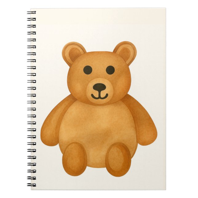 Klassischer Teddybär Notizblock (Vorderseite)