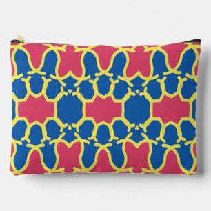 Klassischer, trendiger Schminkbeutel in Multicolor Zubehörtasche
