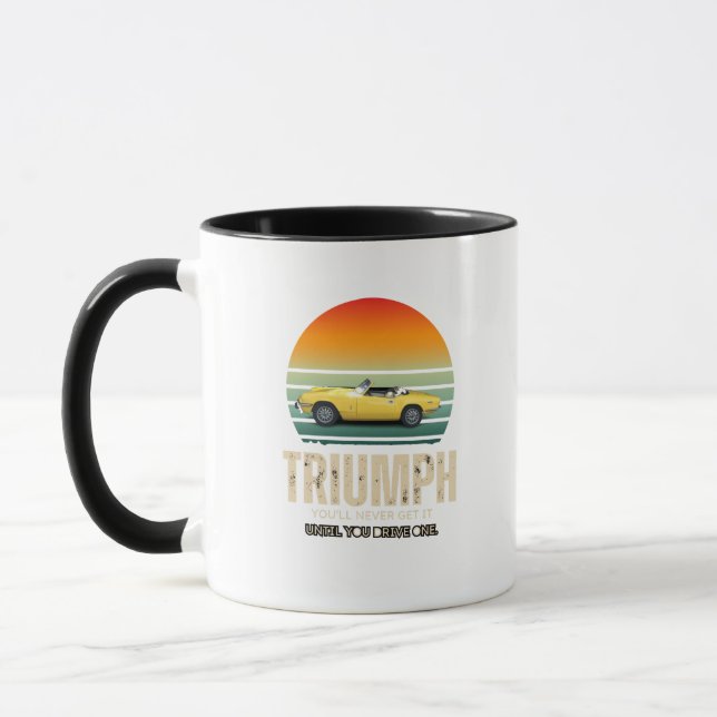 Klassischer Triumph Spitfire Tasse (Links)