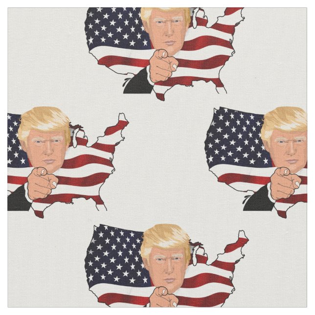 Klassischer Trump 2020 Stoff (Nahaufnahme)