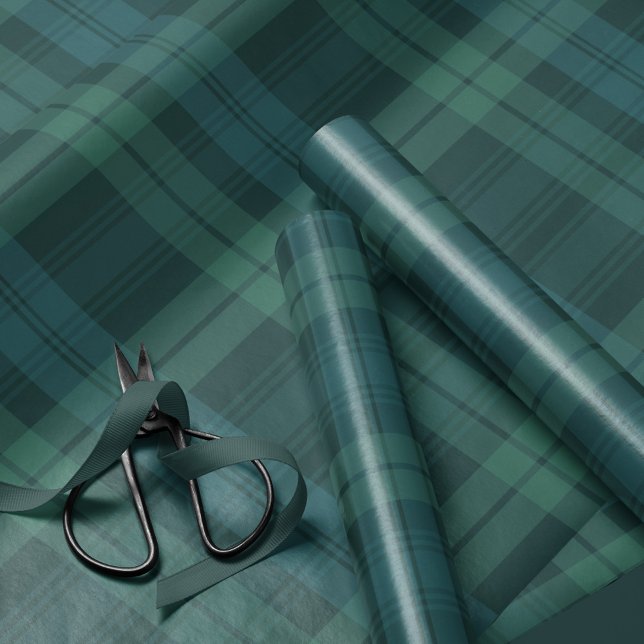 Klassischer Urlaub karierte fette Marineinfanterie Geschenkpapier (Von Creator hochgeladen)