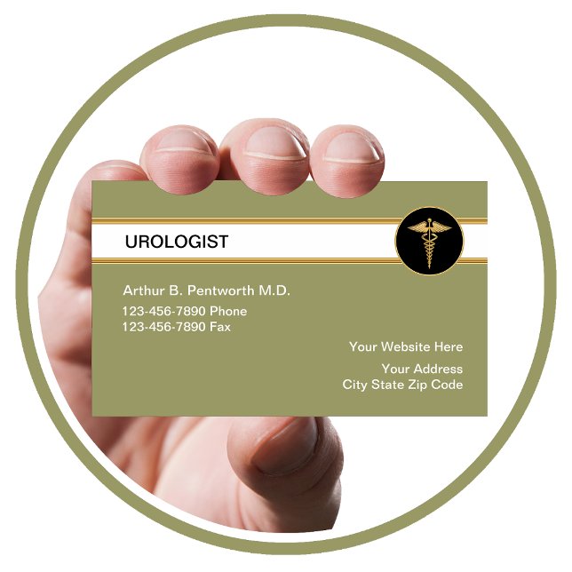 Klassischer Urologe Medical Business Cards Visitenkarte (Von Creator hochgeladen)