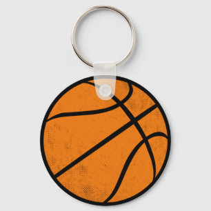 Klassischer Varsity-Basketball-Spieltag-Stil Schlüsselanhänger