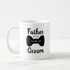 Klassischer Vater der Groom Bowtie Kaffeetasse