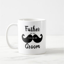 Klassischer Vater der Groom Mustache