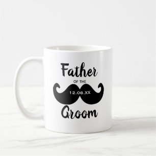 Klassischer Vater der Groom Mustache Kaffeetasse