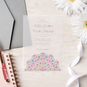 Klassischer verzierter Art Deco Stil Mandala Hochz