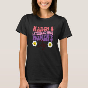 Klassischer Vintage Internationaler Frauentag T-Shirt