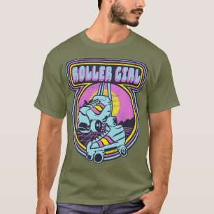 Klassischer Vintage-Stil Lustiger Retro-70er-Rolle T-Shirt