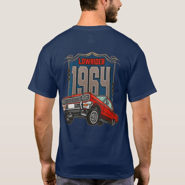 Klassischer Vintage-Wagen 1964 T-Shirt (Rückseite)