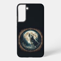 Klassischer, vintage Wolf & Mond