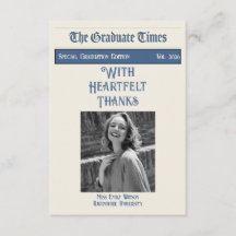 Klassischer Vintage-Zeitungsstil-Abschluss 2026