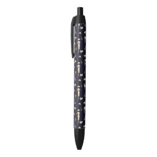 Klassischer, Vintager 50er-Fashion Black Ink Pen Kugelschreiber