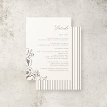 Klassischer Vintager Blumengarten Hochzeitsdetails