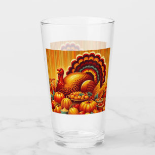 klassischer/Vintager Erntedank Türkei Glas