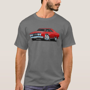 Klassischer Vintager Red Car Roadster T-Shirt
