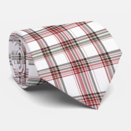 Klassischer Weihnachts-Rot-Grün-Tartan-Karo Krawatte
