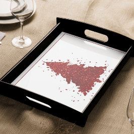 Klassischer Weihnachtsbaum | Festival Rich Crimson Seidenpapier