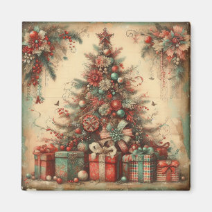 Klassischer Weihnachtsbaum-Magnet Magnet