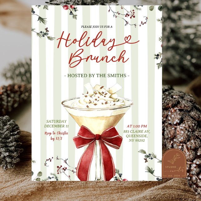 Klassischer Weihnachtsbrunch Einladung (Von Creator hochgeladen)