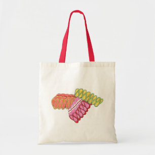 Klassischer Weihnachtsfeiertag mit Candy Colorful Tragetasche